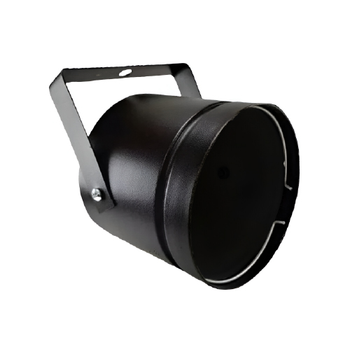 Tacho para lámpara AR111 con ranura cerrado sin zócalo negro